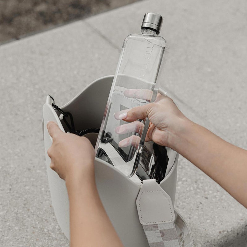 memobottle Slim - 15oz (450ml) - Sleek, Slim & Flat Water Bottle for Bags, Laptops & Books | BPA Free Tritan | Modern, Minimalist | Ideal for Gym & Daily Use - Image 2